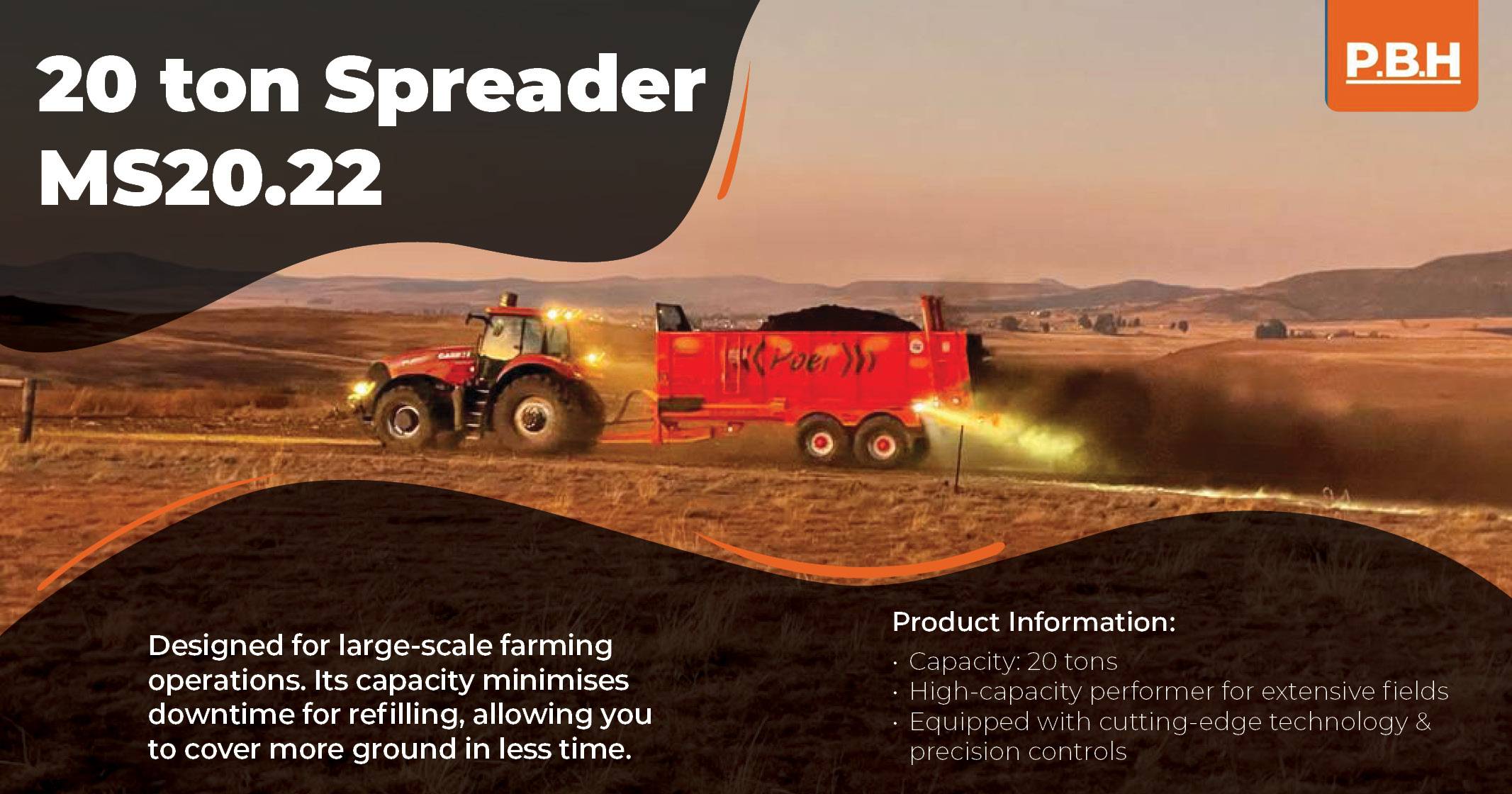 20 Ton spreader | Poelbros Handel