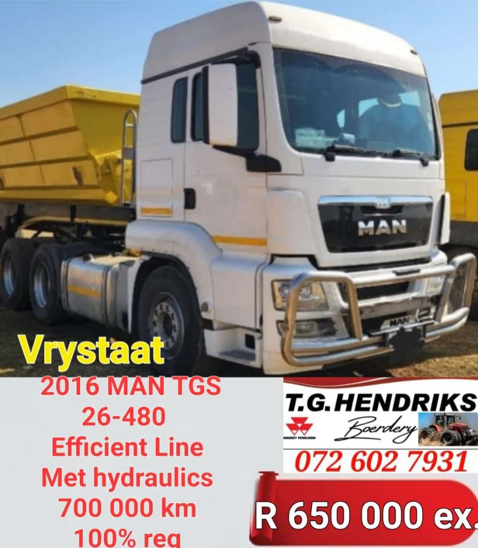 2016 MAN TGS 26-480 | T.G Hendriks boerdery