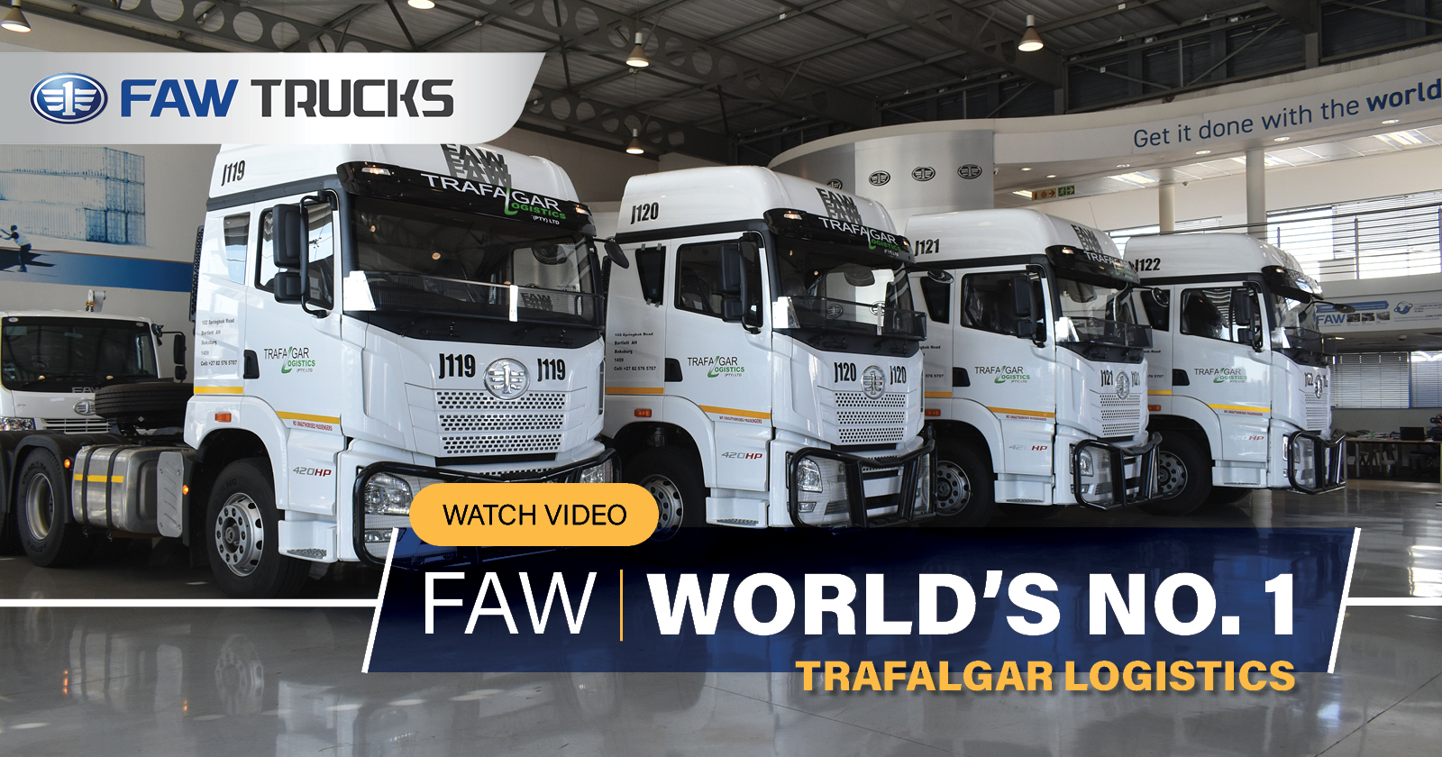 WORLD'S NO. 1 TRAFALGAR LOGISTICS | FAW