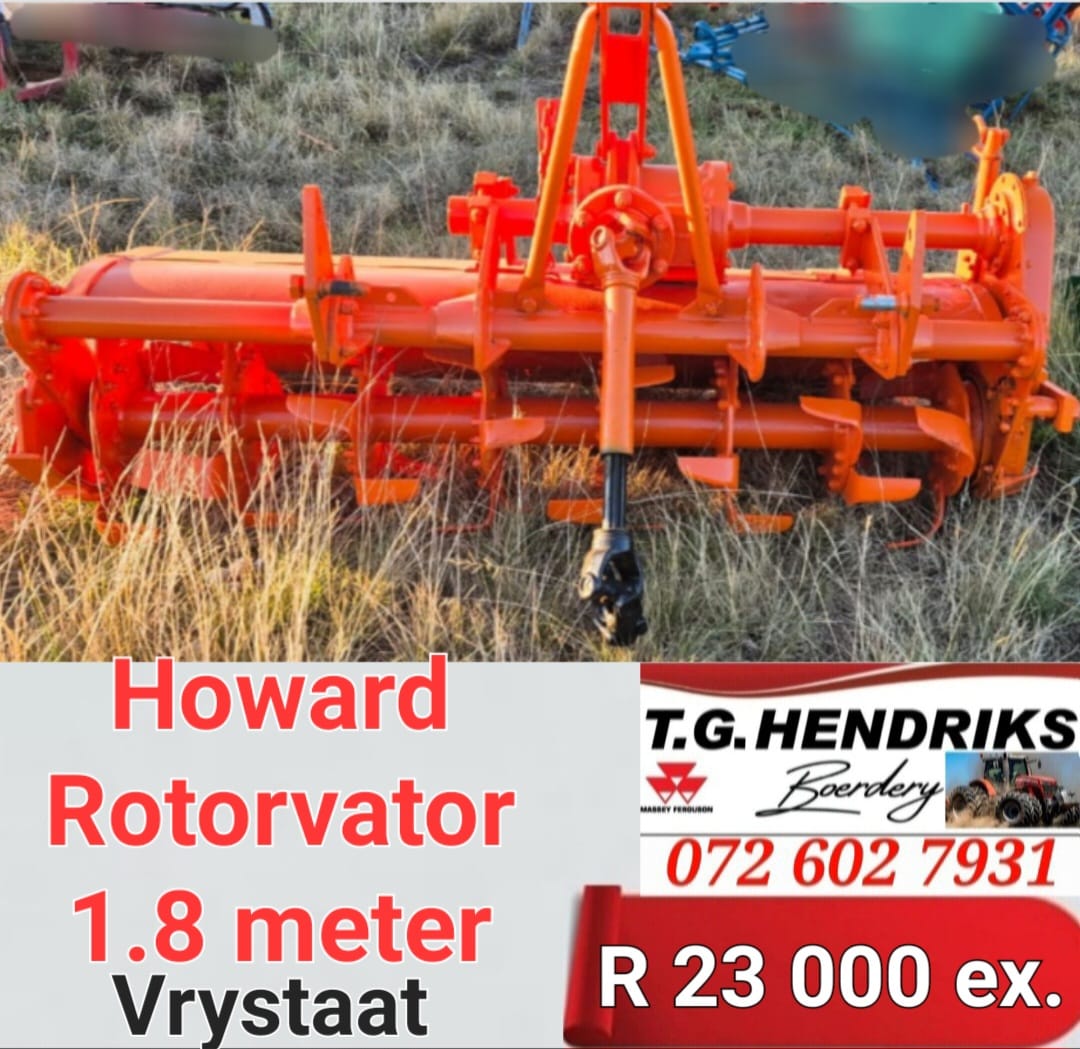 Howard rotovator 1.8 meter | T.G Hendriks boerdery