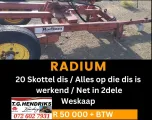 Radium 20-Skottel dis | T.G Hendriks boerdery