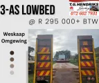 3-As lowbed | T.G Hendriks boerdery