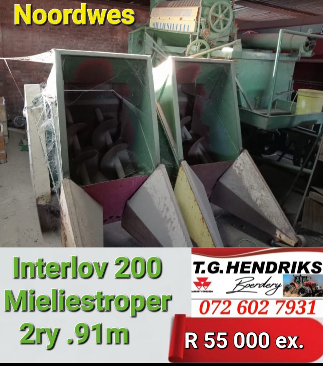 Interlov 200 mieliestroper 2 ry .91 m | T.G Hendriks boerdery
