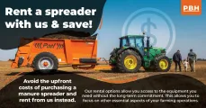 Rent a spreader with us and save | Poelbros Handel