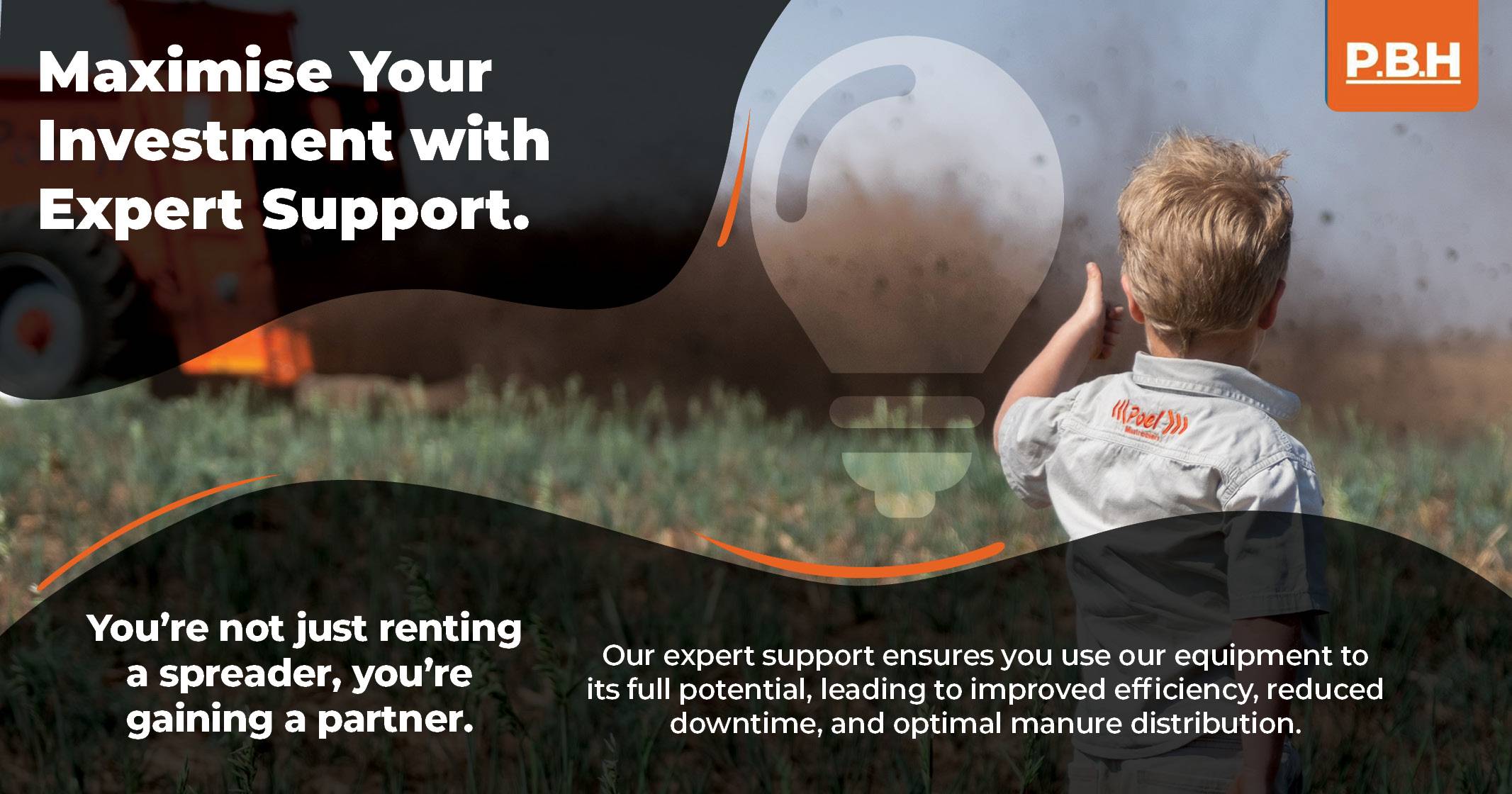 Maximise your investment with expert support | Spreader Rentals | Poelbros Handel