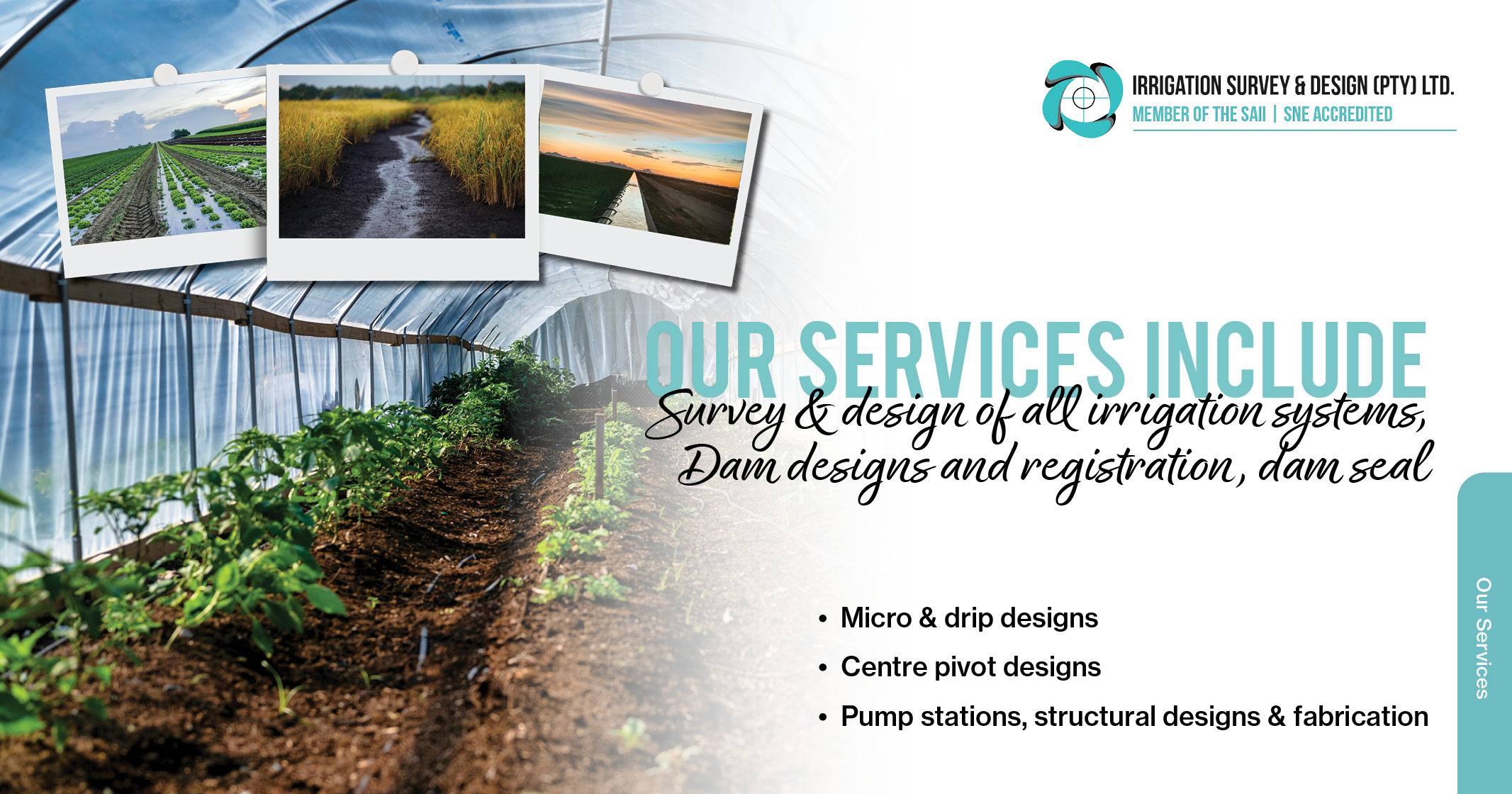 Survey and designs of all irrigation systems and dam designs | Irrigation Survey & Design