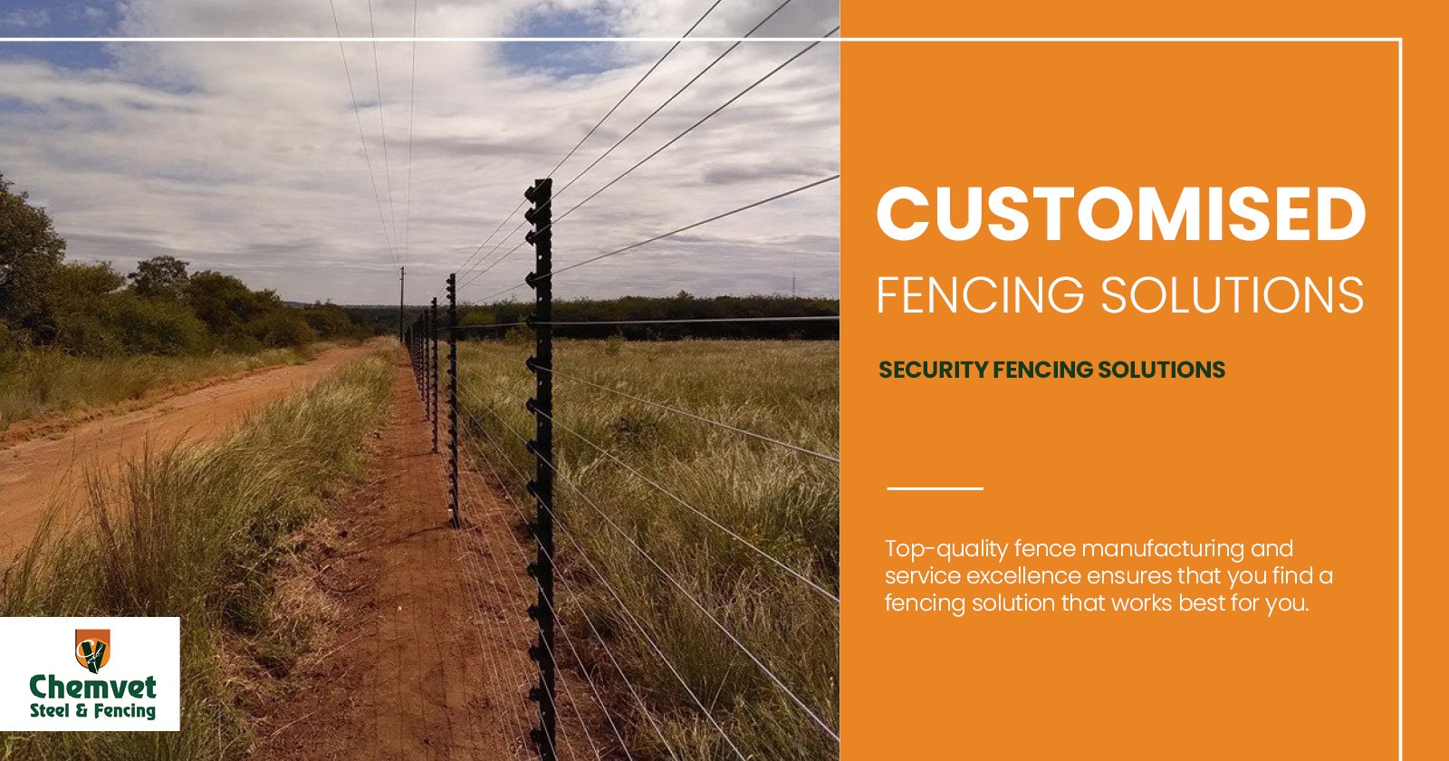 Customised fencing solutions | Security fencing solutions | Chemvet Steel & Fencing