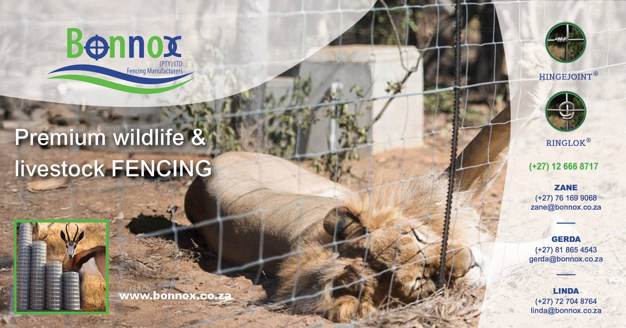 Premium wildlife and livestock FENCING | Bonnox (PTY) LTD