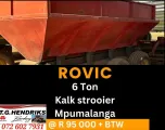 Rovic 6 Ton | T.G Hendriks boerdery