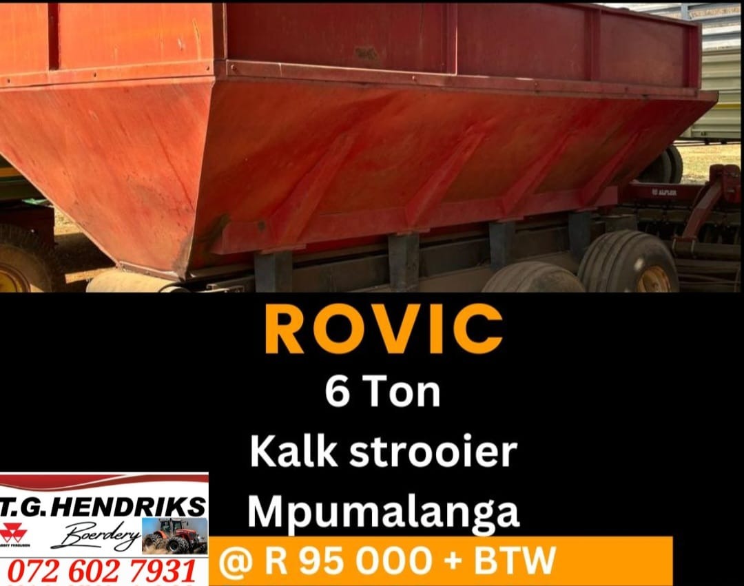 Rovic 6 Ton | T.G Hendriks boerdery