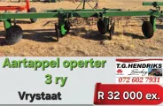 Aartappel operter 3 ry | T.G Hendriks boerdery
