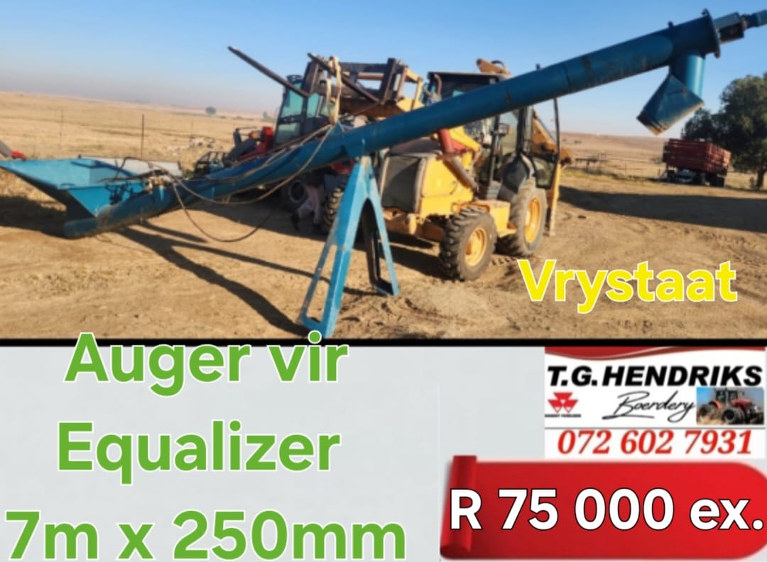 Auger vir Equalizer 7 m x 250 mm | T.G. Hendriks Boerdery