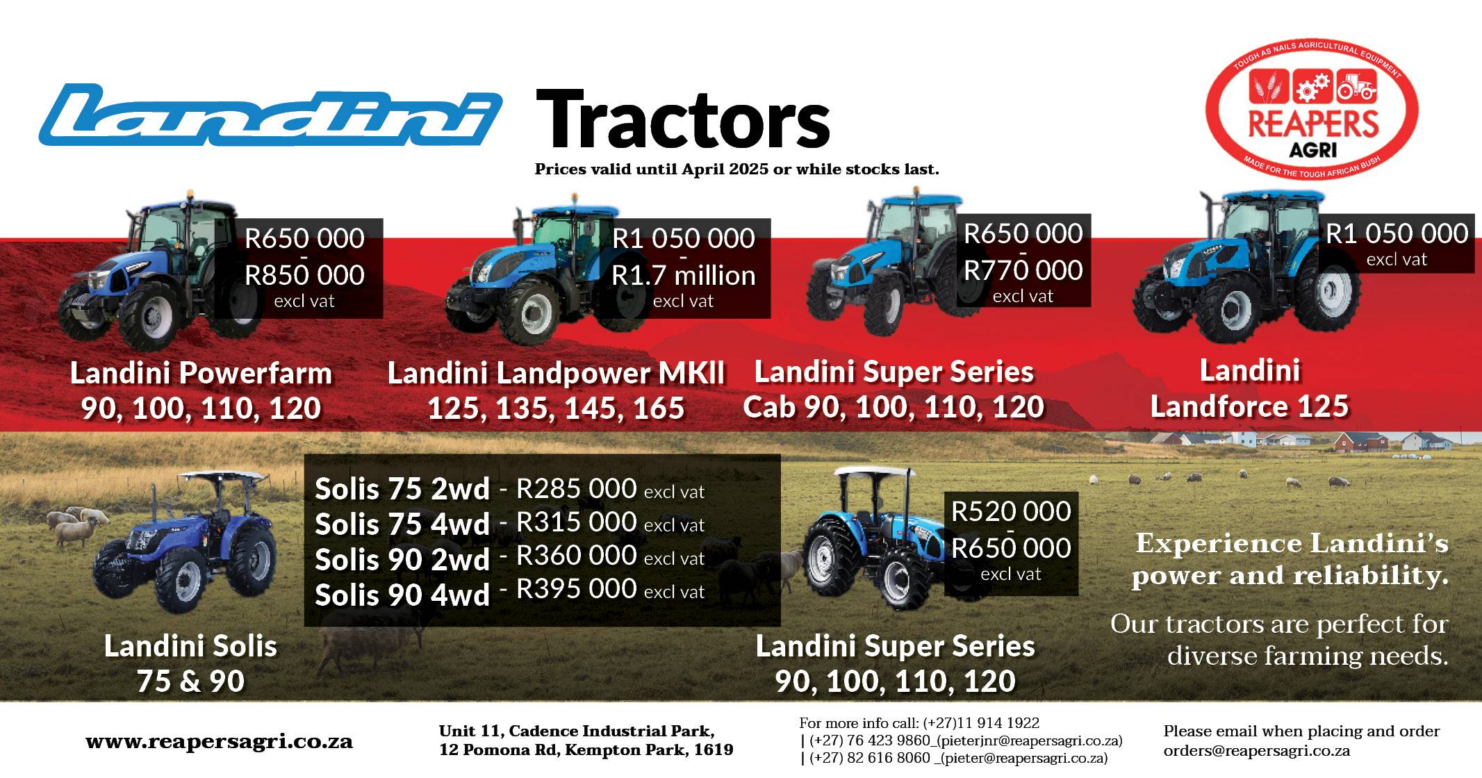 Landini Tractors | Reapers Agri