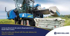 You can order your Braud with the side delivery bin option if required | New Holland