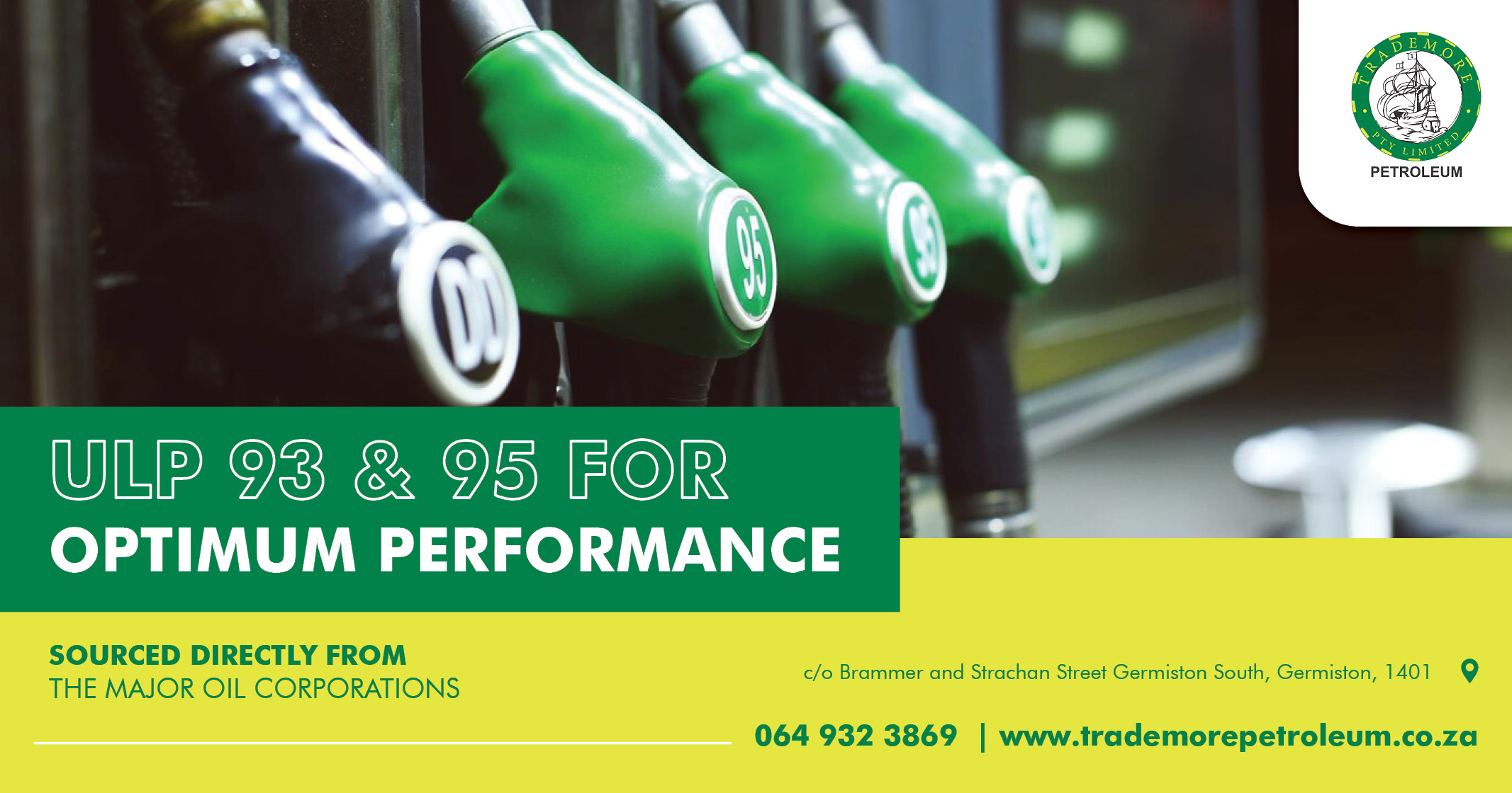 ULP 93 & 95 For Optimum Performance | Trademore Petroleum