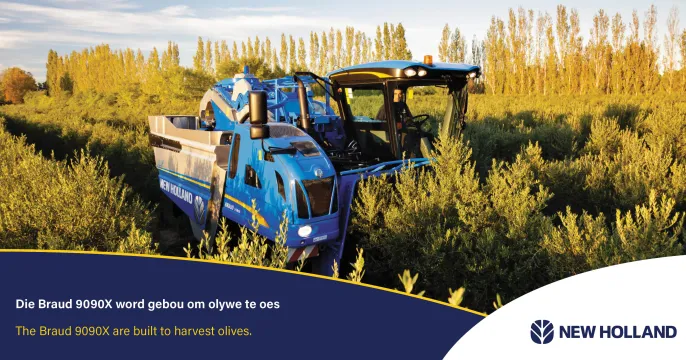 The popular 9090L handle slopes with ease | New Hollland