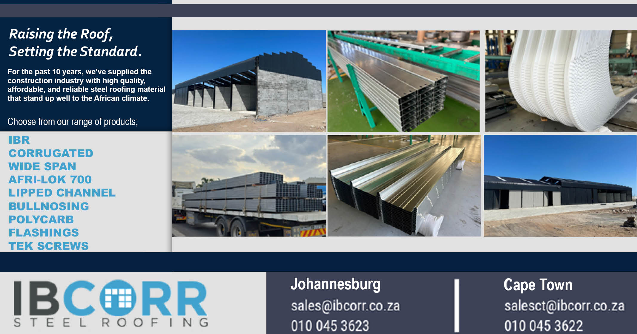 Raising the roof, setting the standard! | IBCORR