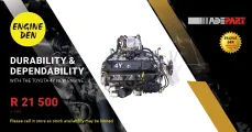 Durability & dependability with the Toyota 4Y new engine | Engine Den