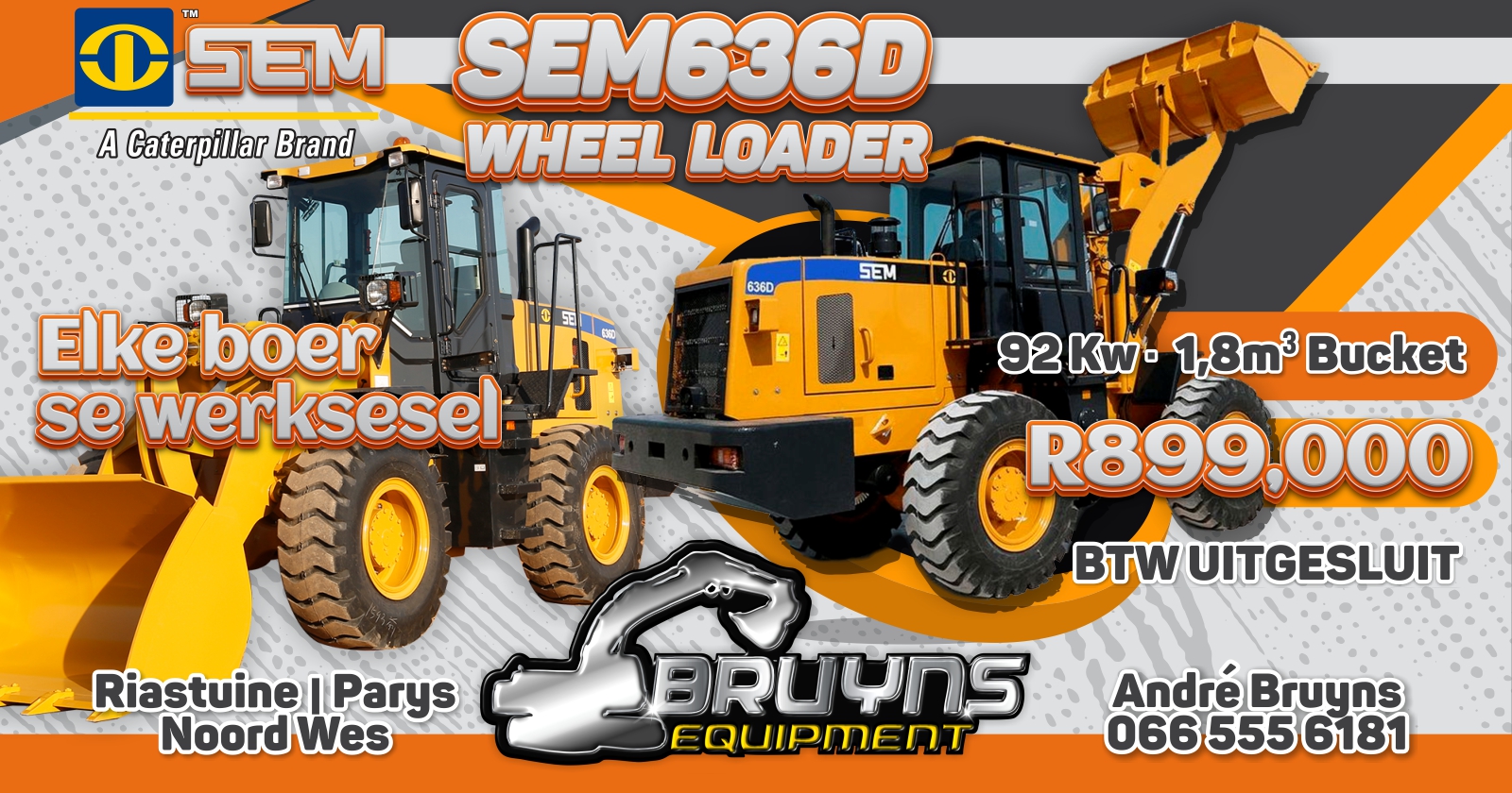 SEM636D Wheel Loader | Bruyns Equipment