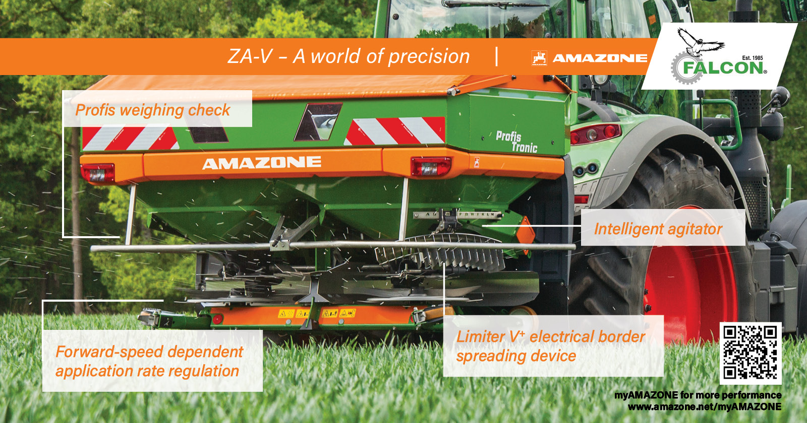 ZA-V SPREADERS AMAZONE | A world of precision | Falcon Equipment