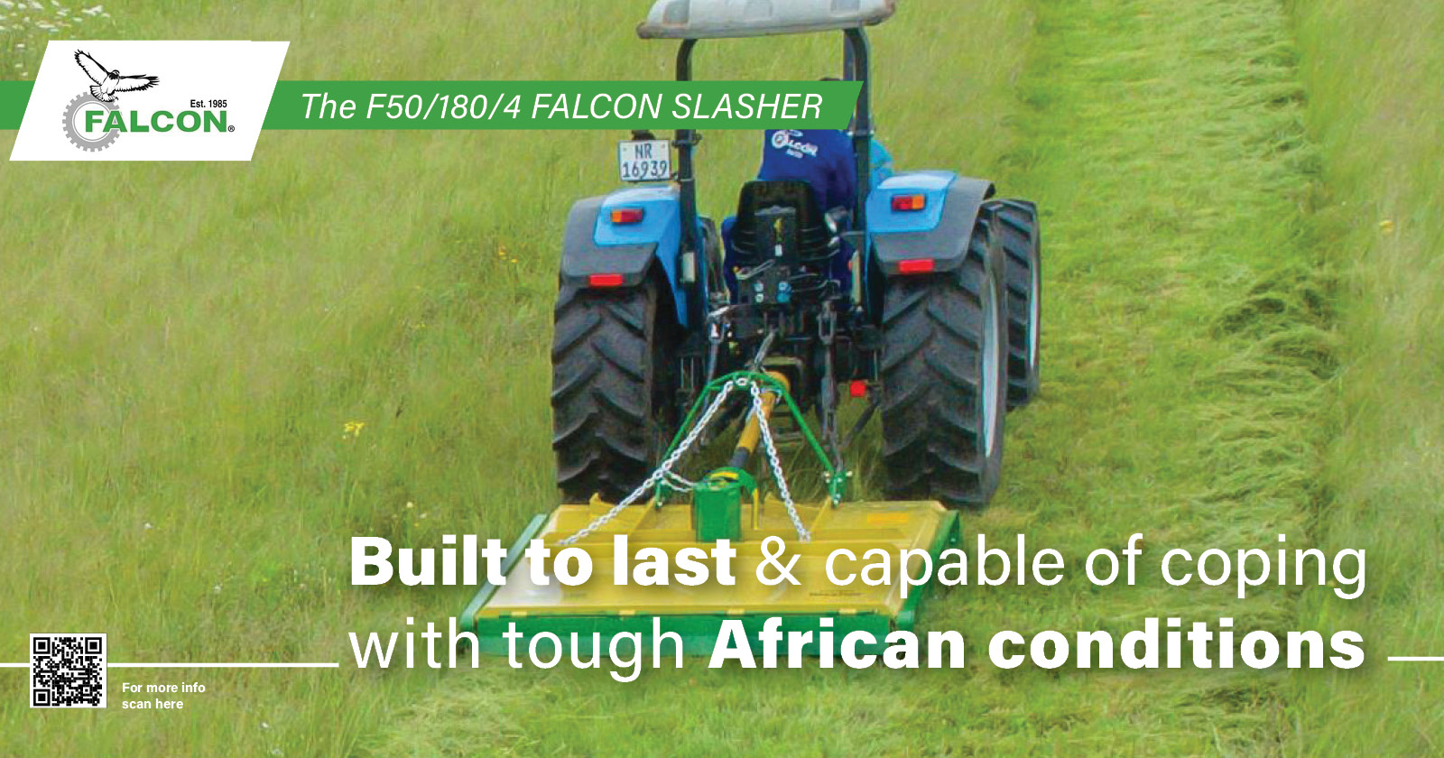 The F50/180/4 Falcon Slasher | Built to last! | Falcon Equipment