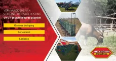 Kleinvee drukgang | Sorteerkrat | Laaibank | Hexagon