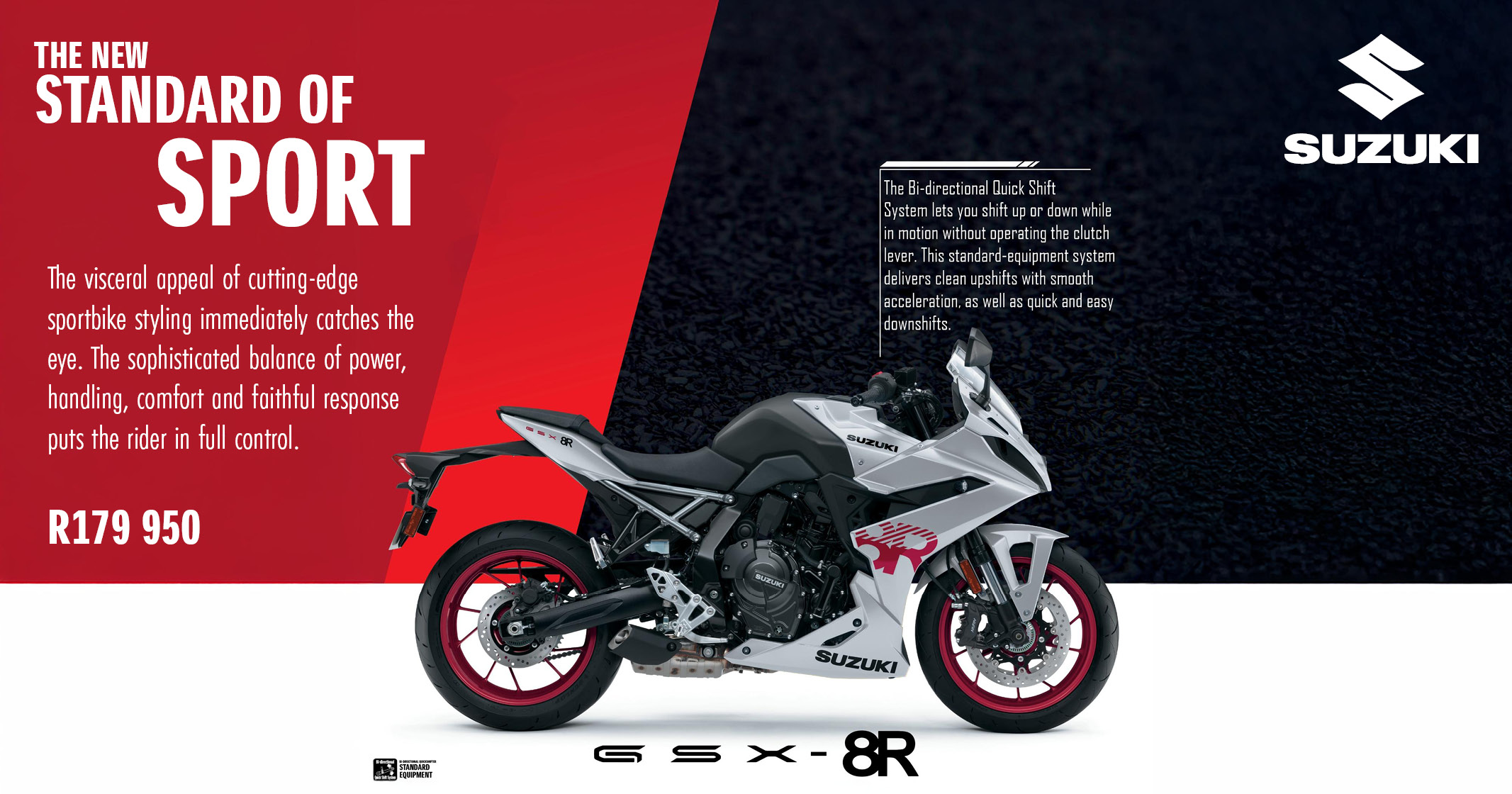 The new standard of sport | GSX-8R | Suzuki Motorcycles