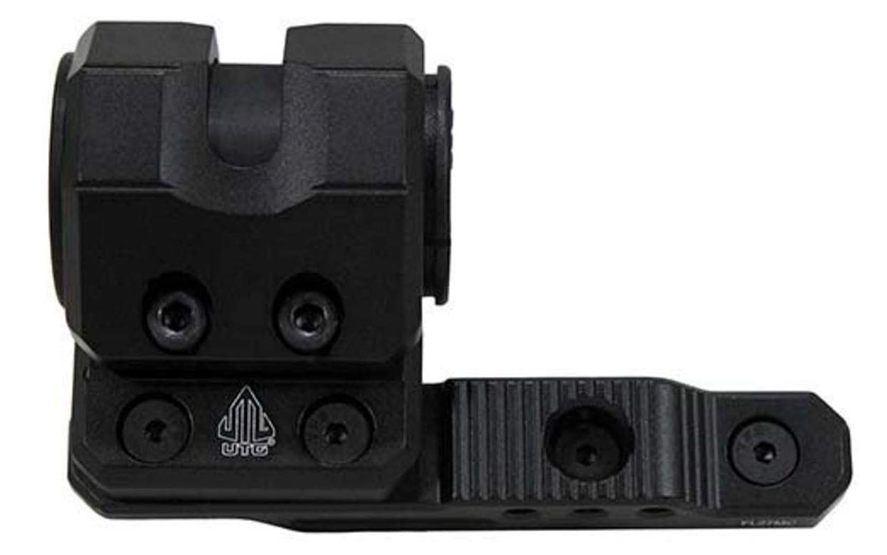 The UTG Leapers RG-FL27KC Inc Offset Flashlight Ring Mount, Keymod, Matte Black | Outdoor Innovation