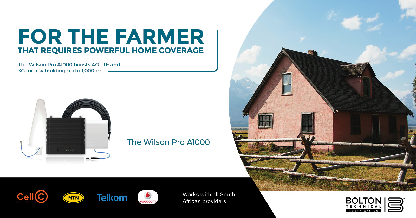 For the larger farmer that requires powerful area coverage | Bolton Technical SA