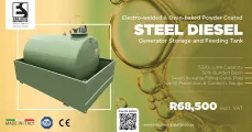Steel diesel generator storage feeding tank | Emiliana Serbatoi SA