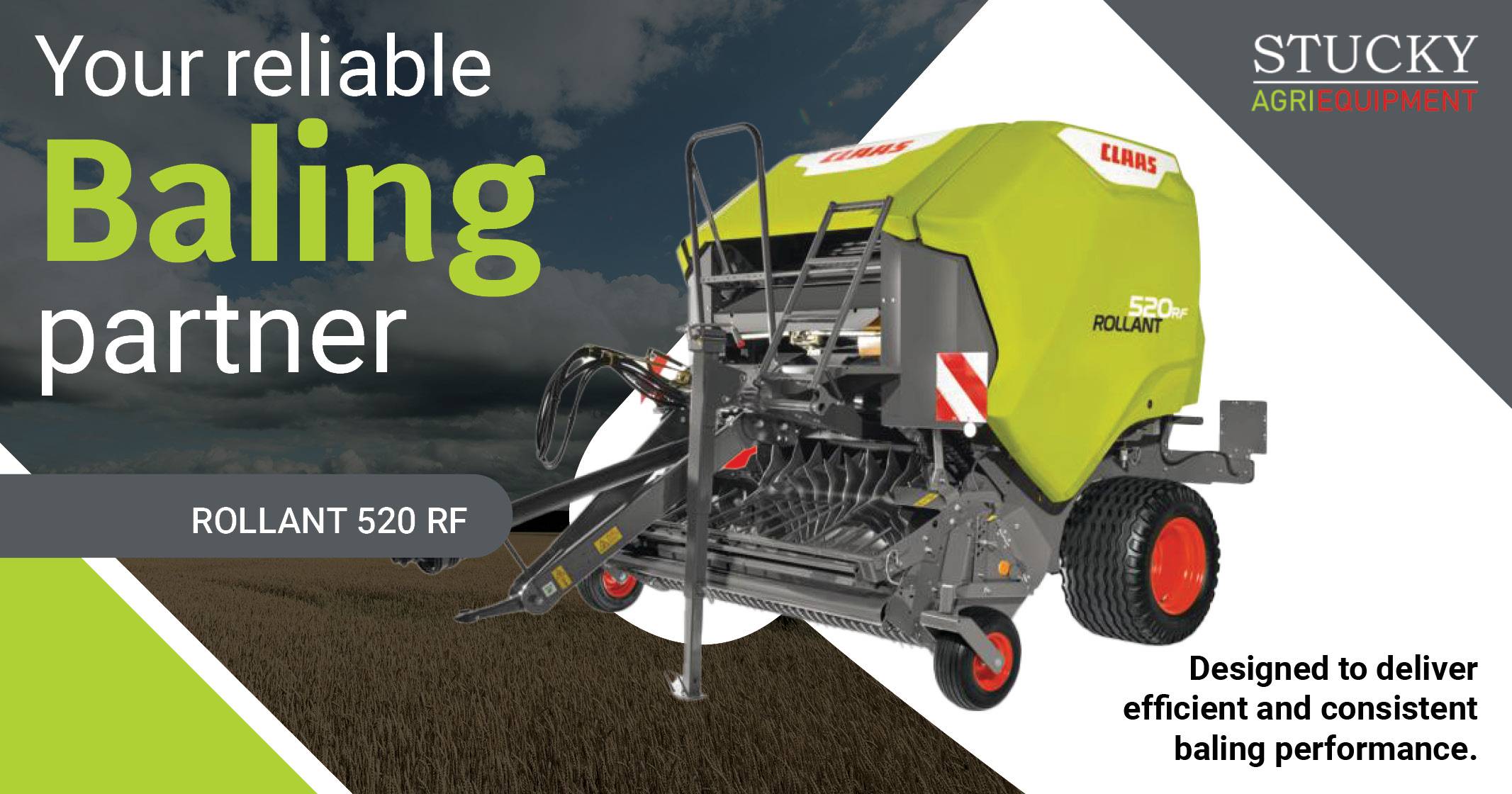 Your reliable baling partner | Claas Rollant 520 Baler | Stucky Agri Equipment