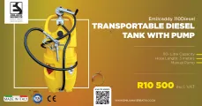Transportable diesel tank with pump | Emilcaddy 110 Diesel | Emiliana Serbatoi SA