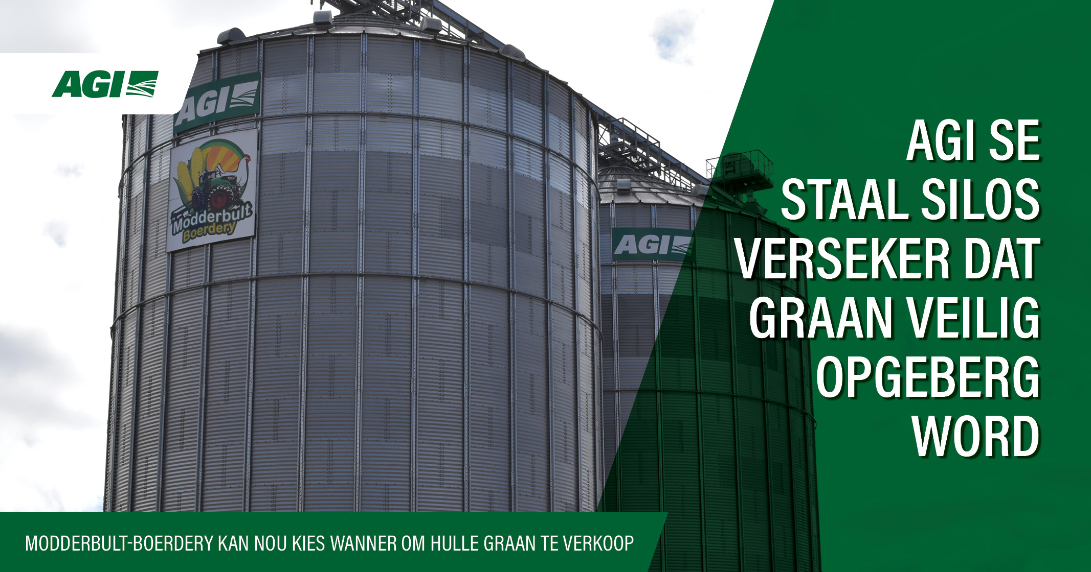 AGI se staal silos verseker dat graan veilig opgeberg word | AGI