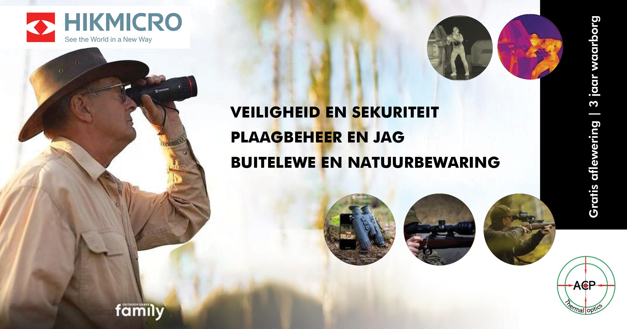 Veiligheid & sekuriteit, jag buitelewe & natuurbewaring | ACP Thermal Optics