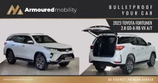 2023 Toyota Fortuner 2.8 GD-6 VX A/T | Bulletproof your car | Armoured Mobility