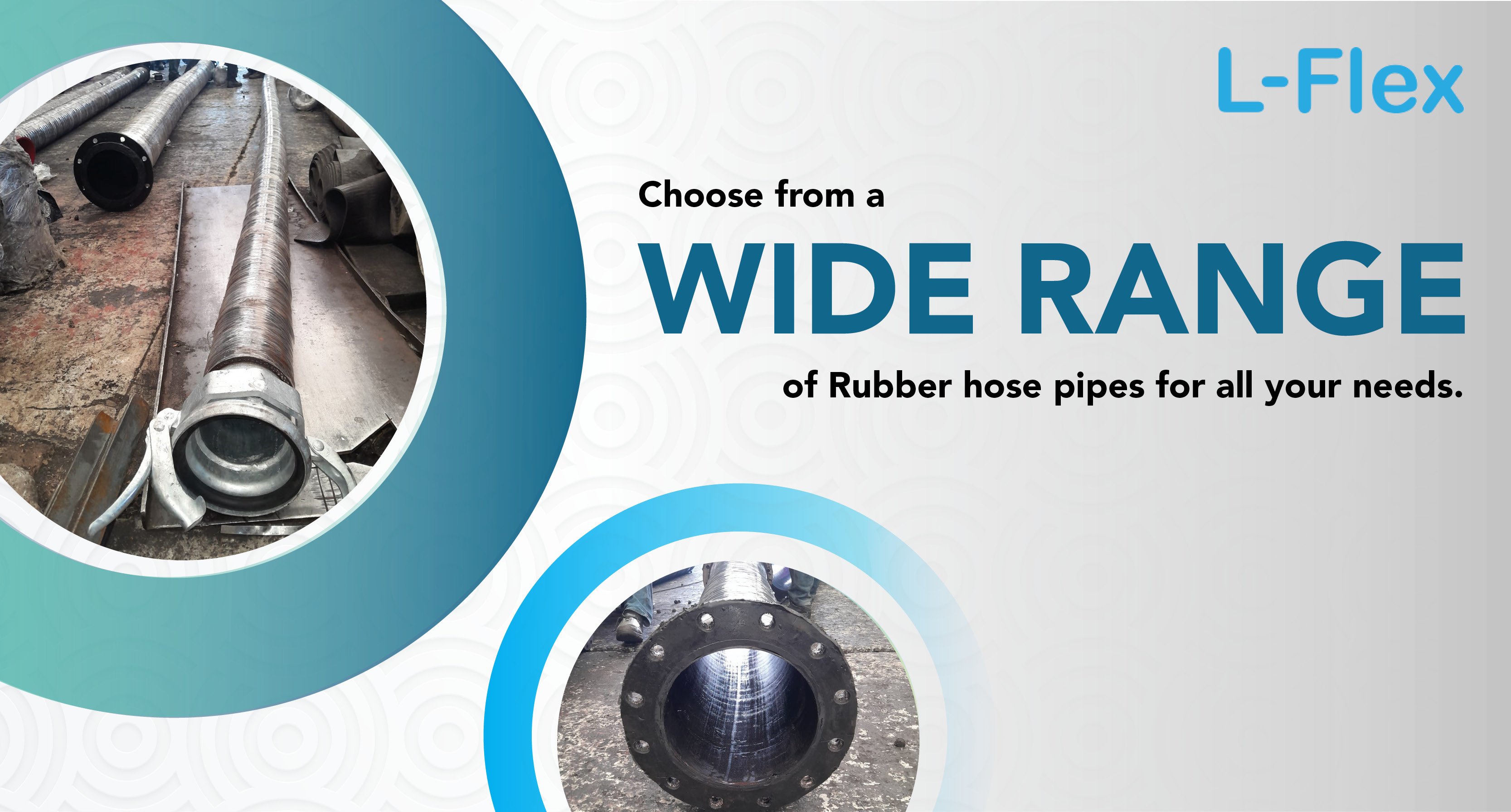 Choose from a wide range of of rubber hose pipes for all your needs | L-Flex