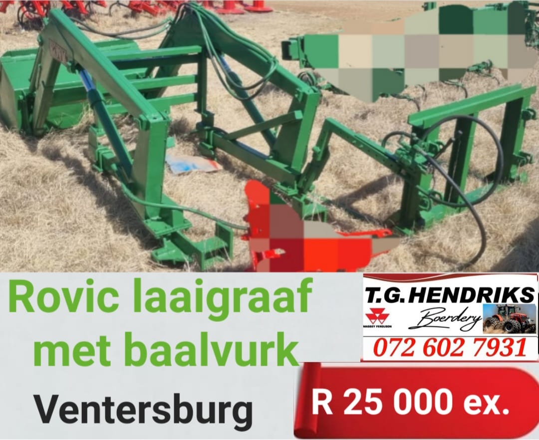 Rovic laaigraaf met baalvurk | T.G Hendriks boerdery