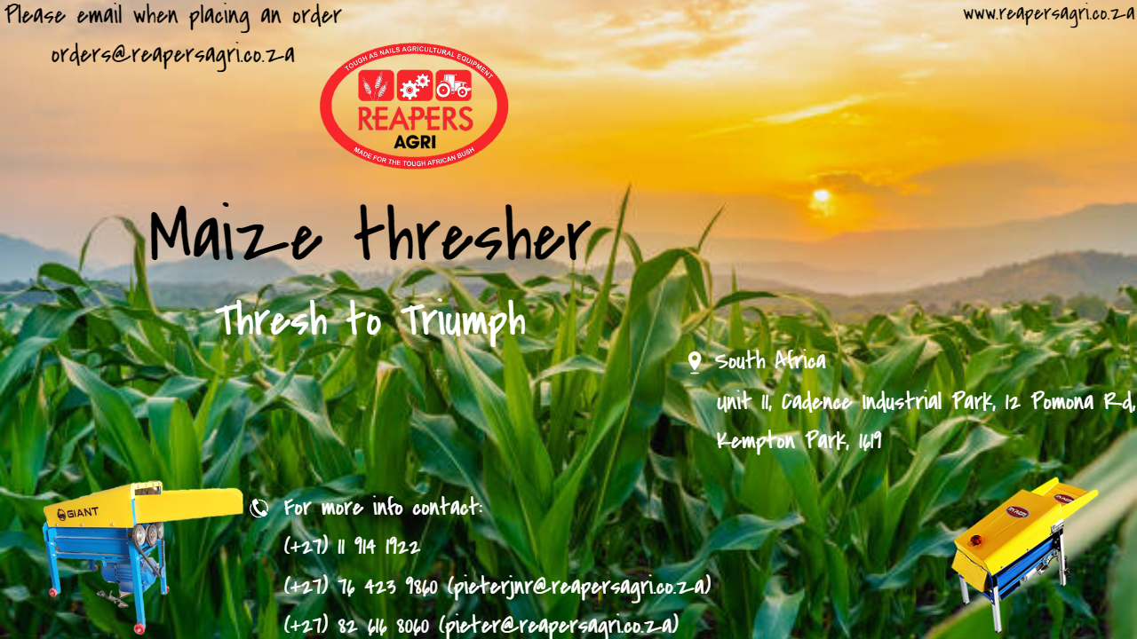 Maize threshers | Reapers Agri