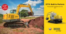 Tracked Conventional Excavator ET75: durable and powerful | Wacker Neuson