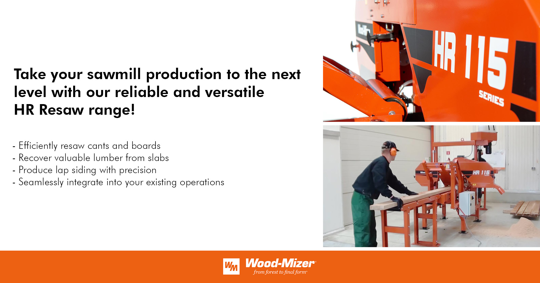 Take your sawmill production to the next level | Wood-Mizer