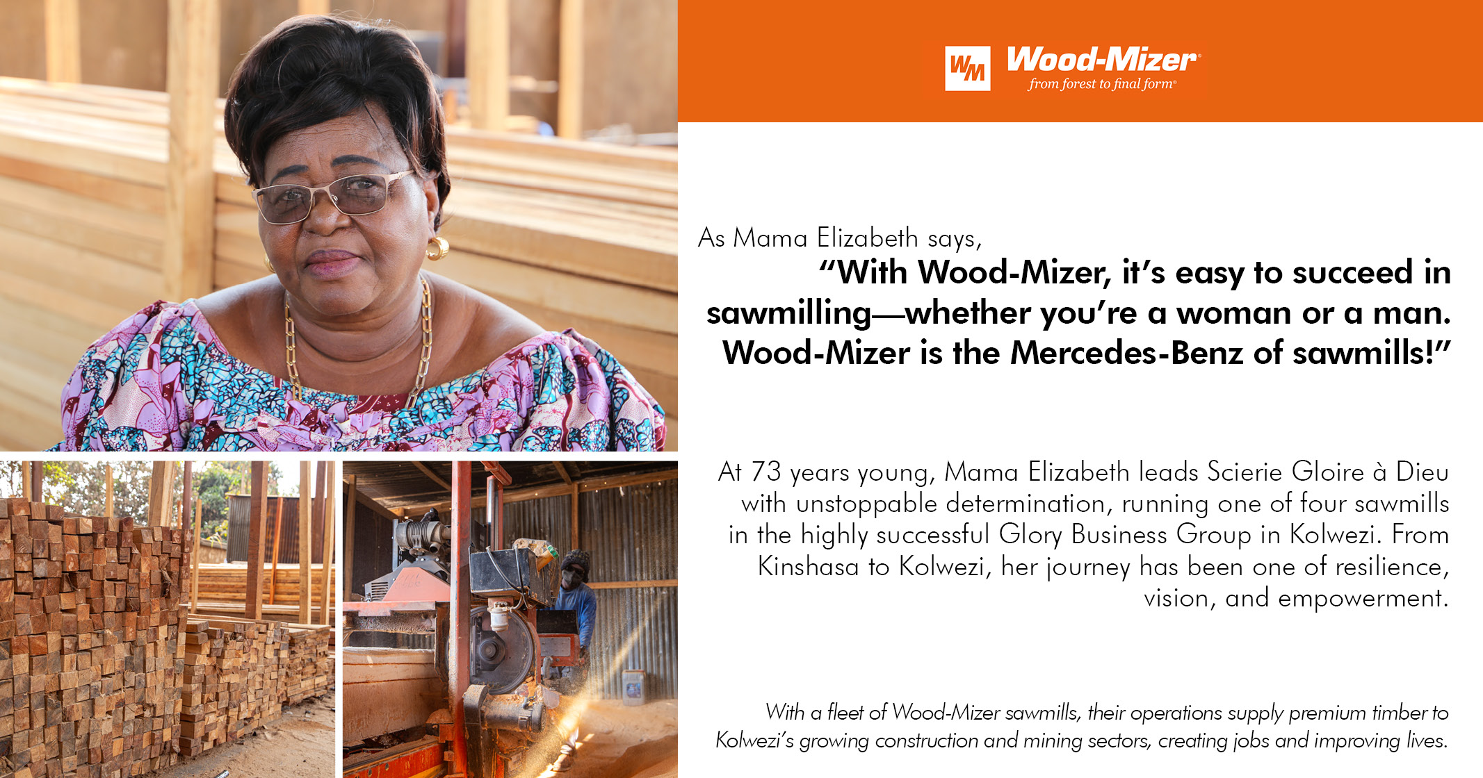 With Wood-Mizer it's easy to succeed in sawmilling | Wood-Mizer