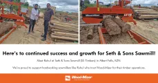 Here's to continued success & growth for Seth & Sons Sawmill | Wood-Mizer