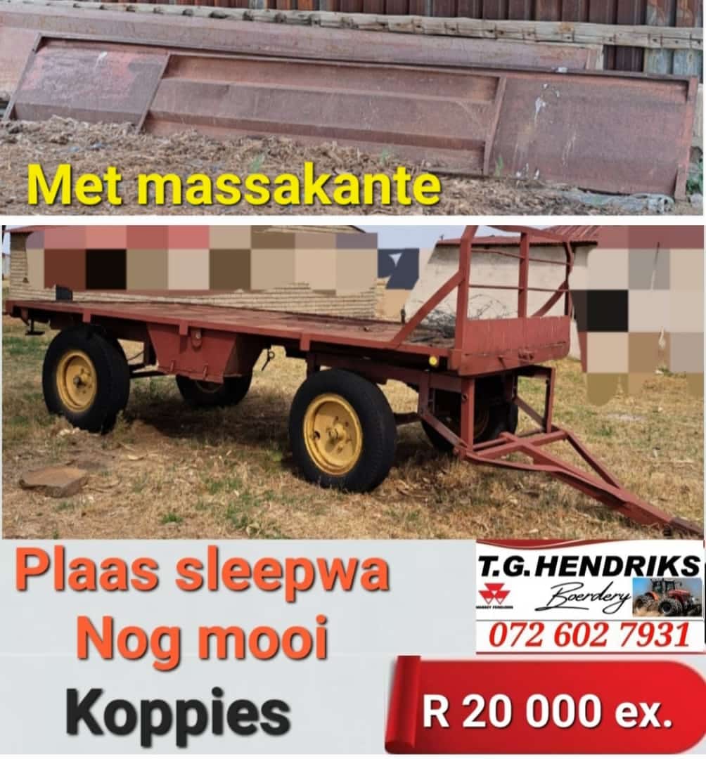 Plaas sleepwa | T.G Hendriks boerdery