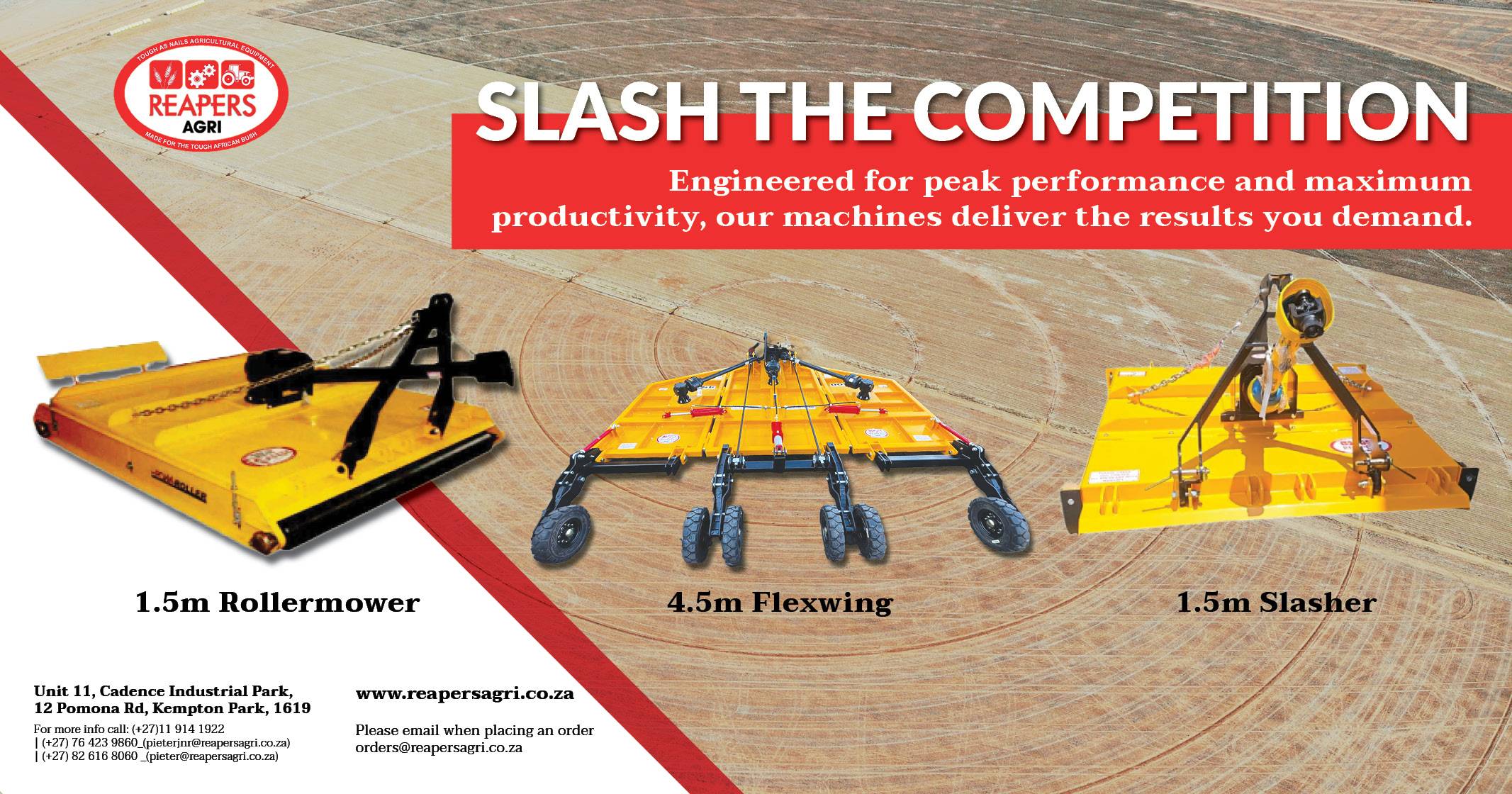 Slash the competition | Slashers | Reapers Agri