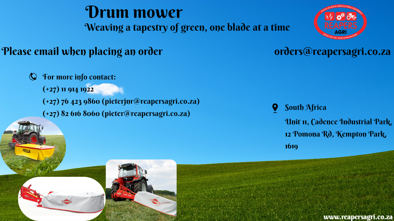 Drum mower | Reapers Agri