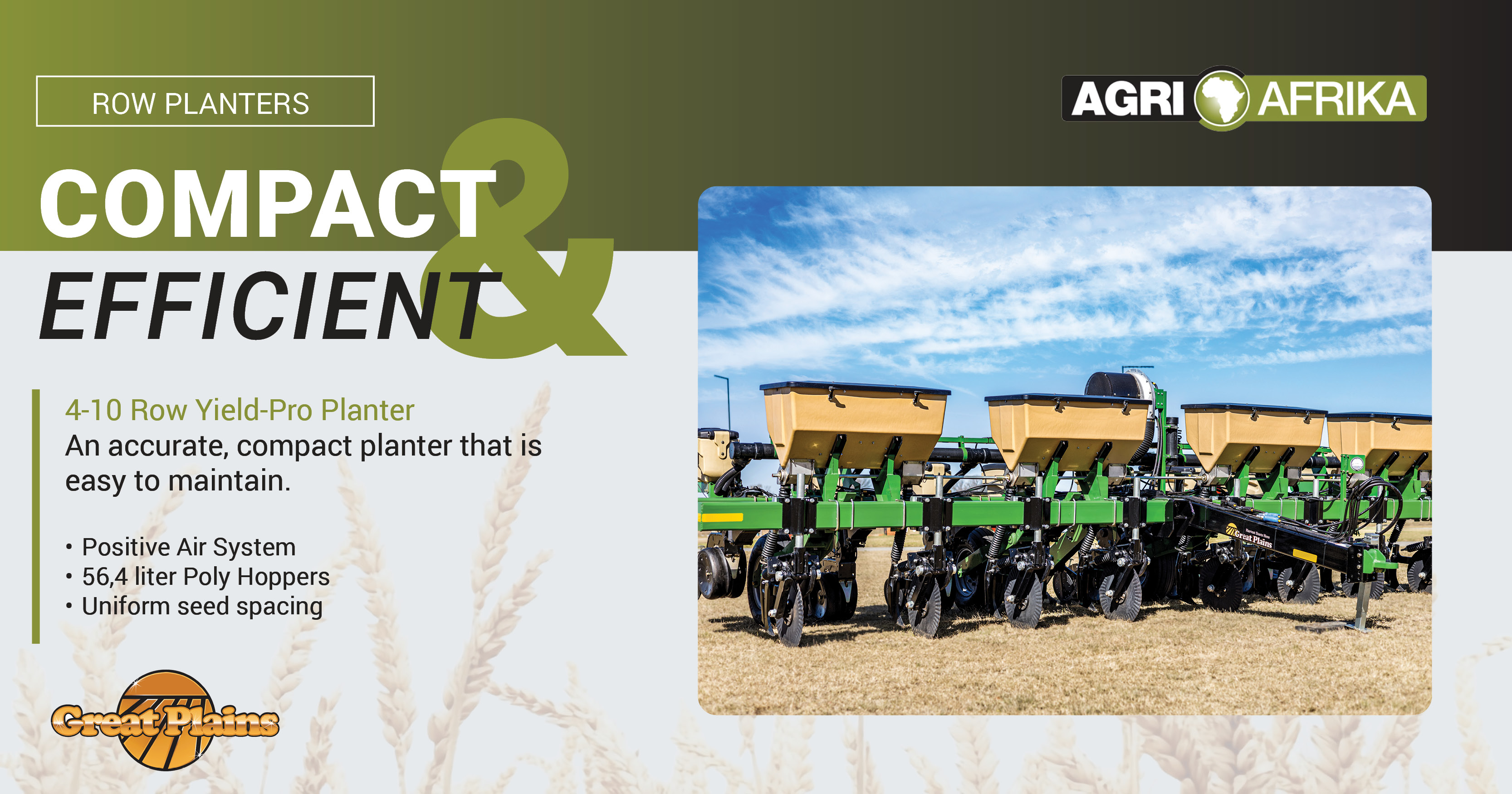 4-10 - Row Yield-Pro® Planter | Compact & efficient | Agri Afrika