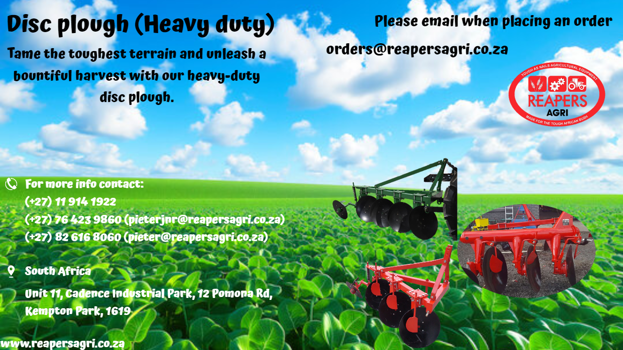 Disc plough (Heavy duty) | Reapers Agri