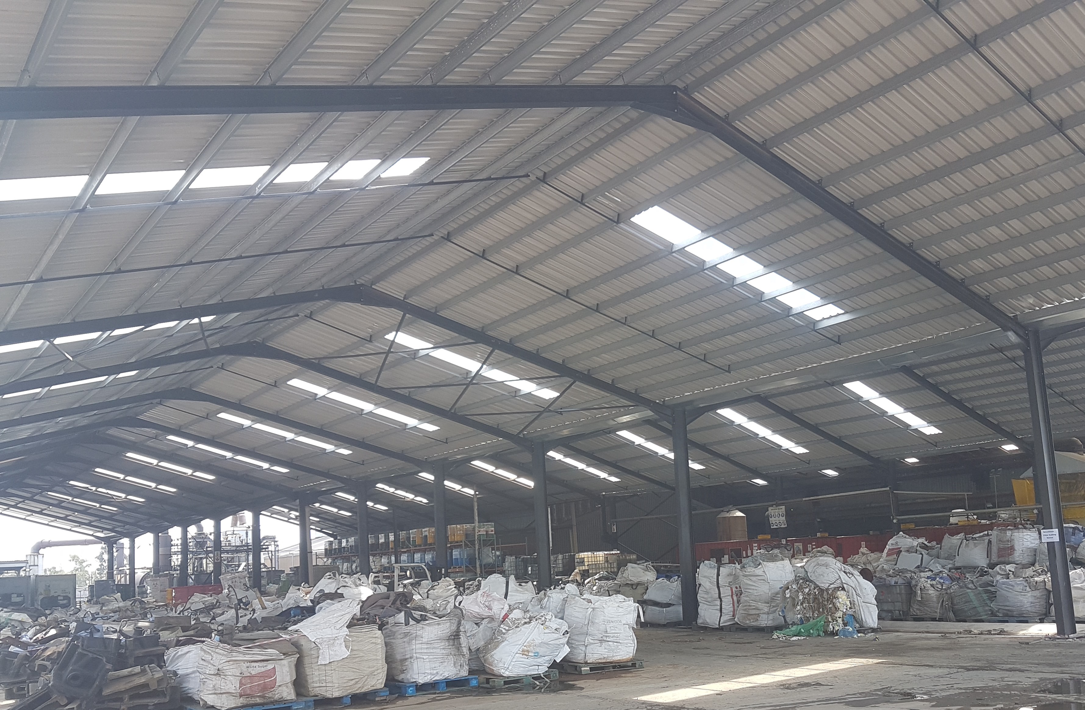 Steel Structure for Recycling Depot