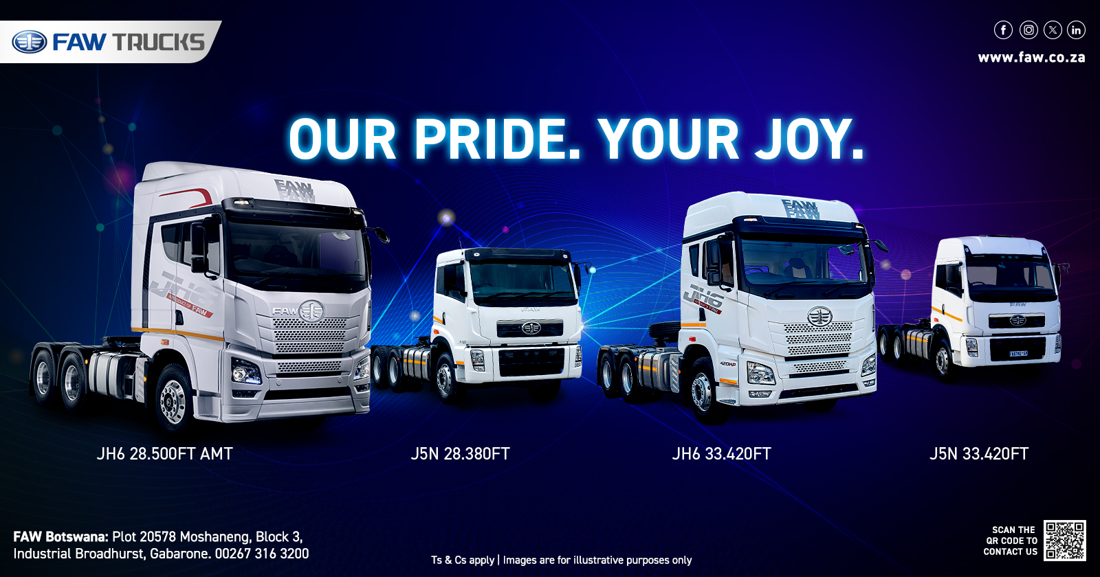 Our Pride - Your Joy | FAW Trucks