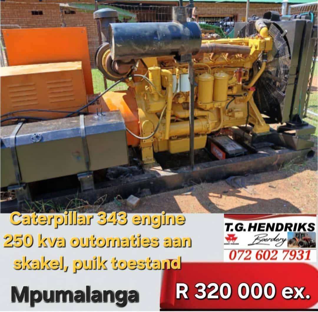 Caterpillar 343 engine | T.G. Hendriks